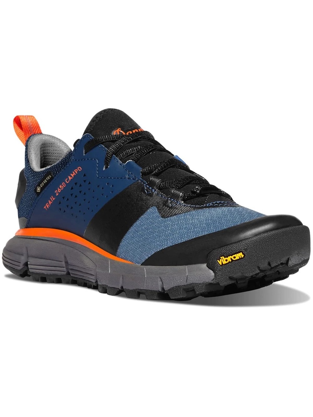 Danner Womens Trail 2650 Campo 3" Gtx Shoes Blue/Orange size US 9 athletic